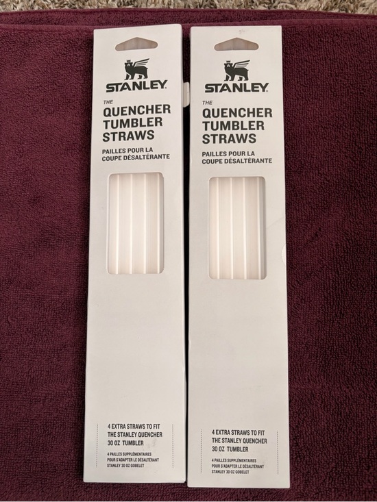 Stanley Other - Stanley White Quencher Tumbler Straws - Pack of 8